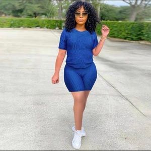 Textured Short Set